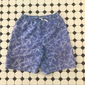 ⚓️J. Khaki⚓️ anchor swim trunks boys L🌊